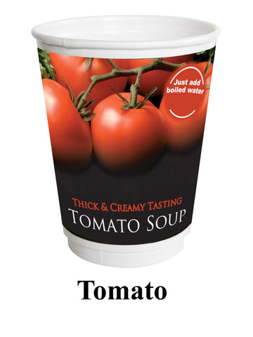Tomato Soup 12oz Recyclable Incup Drinks To Go (150 Cups)